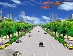 道路绿化效果图免费下载与园林绿化施工养护指南