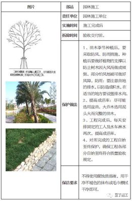园林绿化工程施工中的成品保护标准、时间与做法